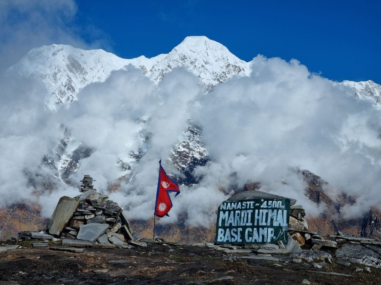 Classic ridgeline trekking views